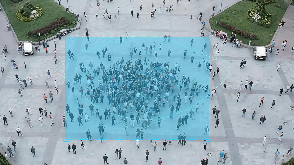 人员异常聚集检测