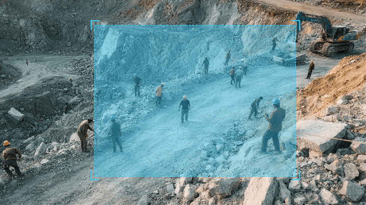 矿区非法盗采识别