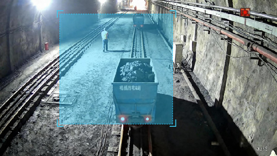 人车防碰撞识别（矿车）